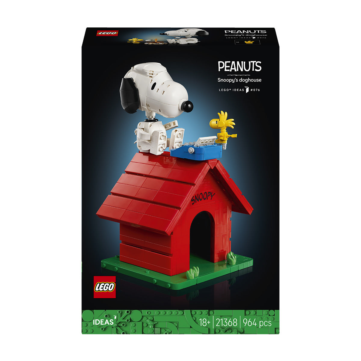 【NEW】SNOOPY & CHARLIE VUITTON DOG HOUSE LEGO® Ideas Peanuts: Snoopy's Doghouse Set 21368 | Import A Toy