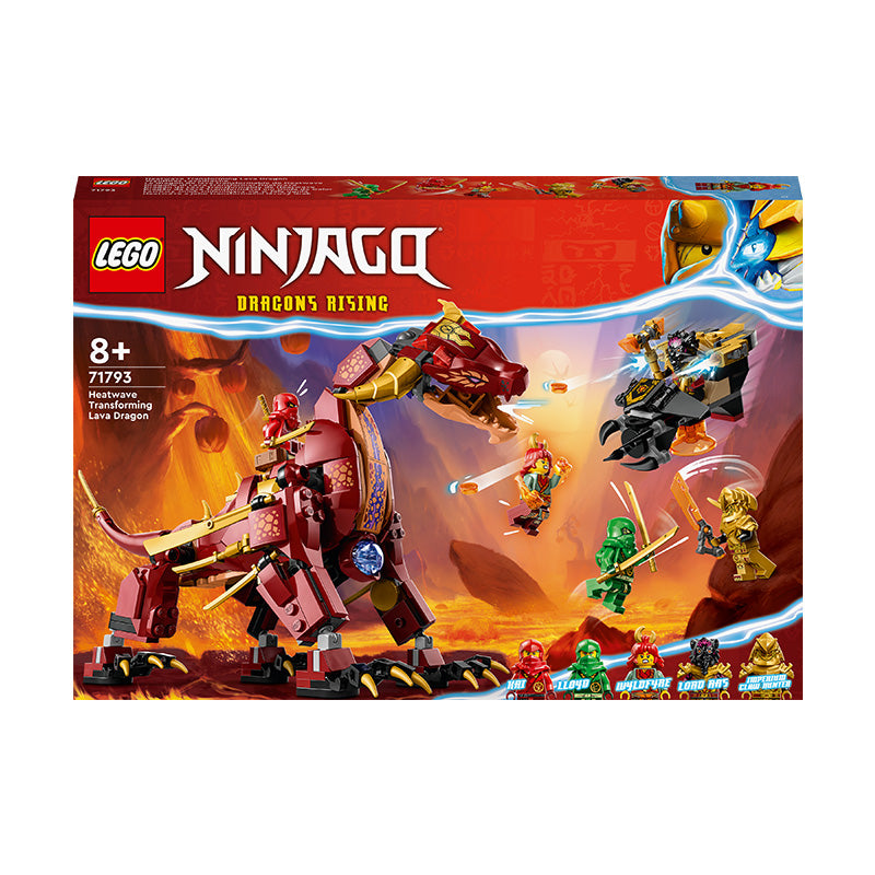 LEGO® NINJAGO® Heatwave Transforming Lava Dragon Building Toy Set