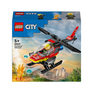 LEGO® City Fire Rescue Helicopter Building Toy 60411