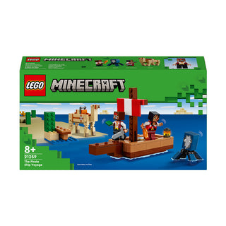 LEGO® Minecraft® The Pirate Ship Voyage Building Toy Set 21259