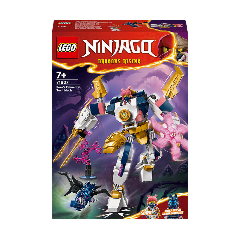 LEGO® NINJAGO® Sora's Elemental Tech Mech Toy 71807 | Import A Toy