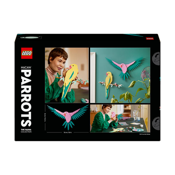 LEGO® Art The Fauna Collection – Macaw Parrots Set 31211