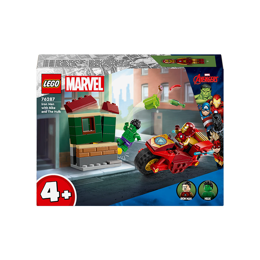 LEGO® Marvel Super Heroes Iron Man with Bike and The Hulk Set