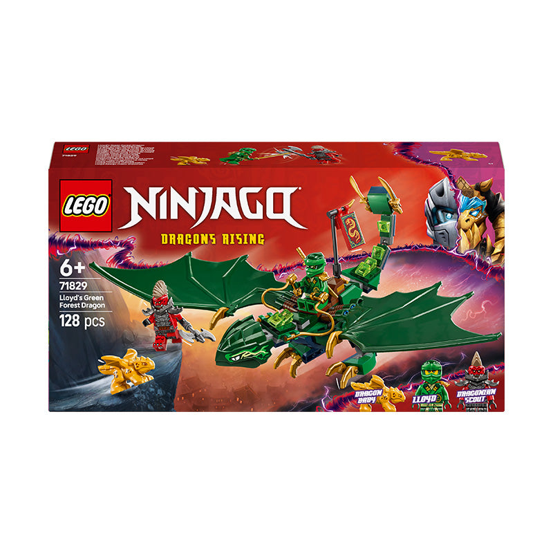 LEGO® NINJAGO® Lloyd's Green Forest Dragon Toy for Kids 71829