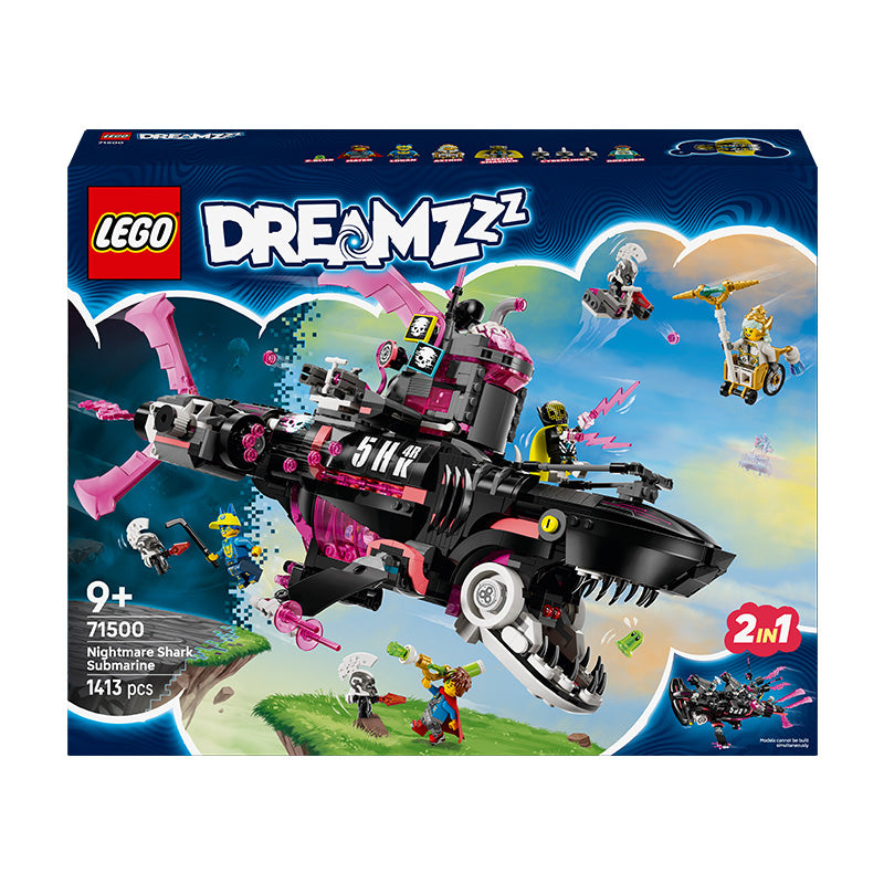 LEGO® DREAMZzz™ Nightmare Shark Submarine Toy 71500 | Import A Toy