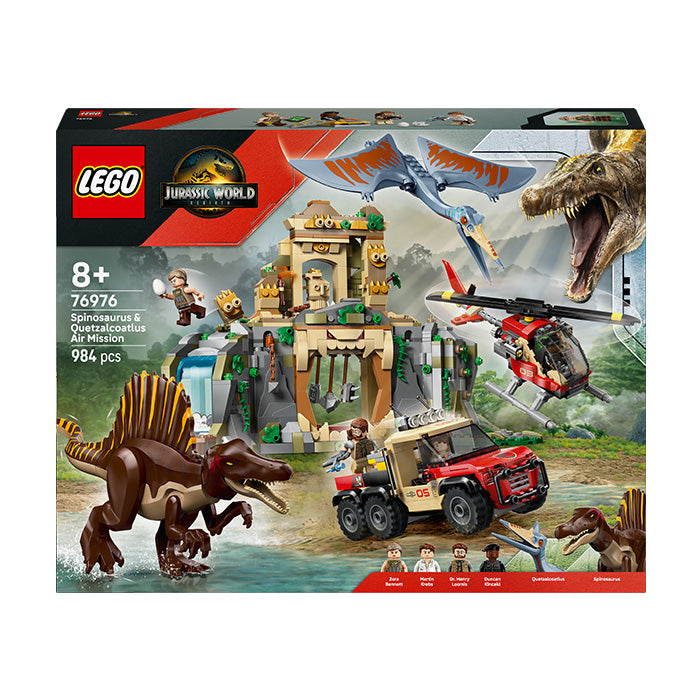 LEGO® Jurassic World Spinosaurus & Quetzalcoatlus Air Mission