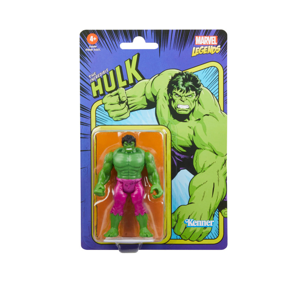 Marvel Legends Series Retro 375 Collection W HULK Action Figure