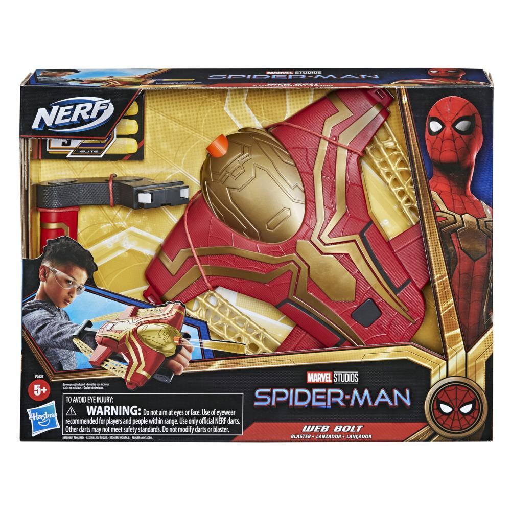 NERF Marvel Spider-Man Web Bolt Blaster Toy Import A Toy