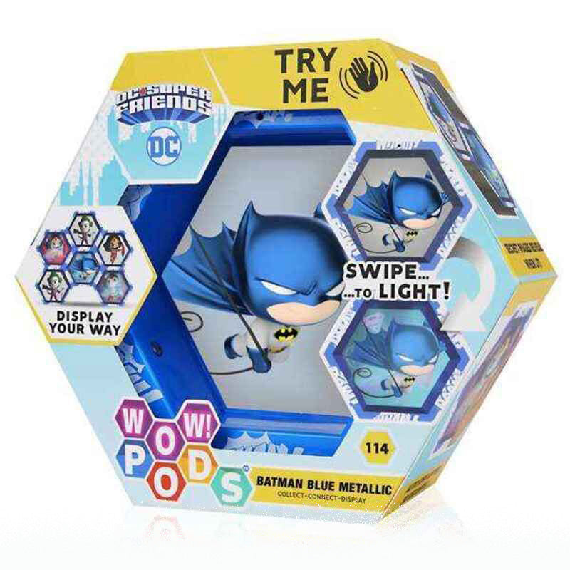 WOW! PODS 'Swipe To Light' DC Batman Metallic Collectible | Import A Toy WOW! PODS 'Swipe To Light' DC Batman Metallic Collectible | Import A Toy