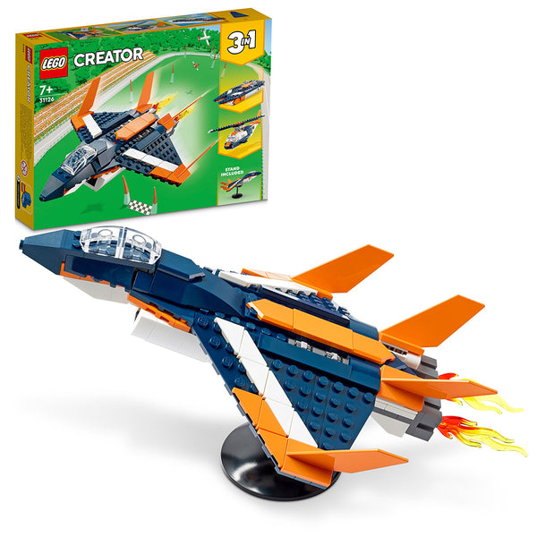 LEGO® Creator 3in1 Supersonic-jet Building Kit 31126
