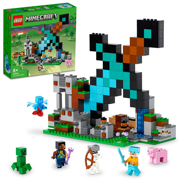 LEGO® Minecraft® The Sword Outpost Building Toy Set 21244
