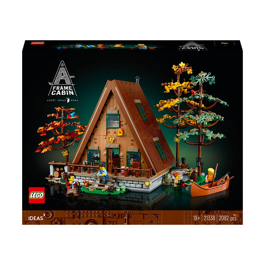 LEGO® Ideas A-Frame Cabin Building Kit for Adults 21338 | Import A Toy