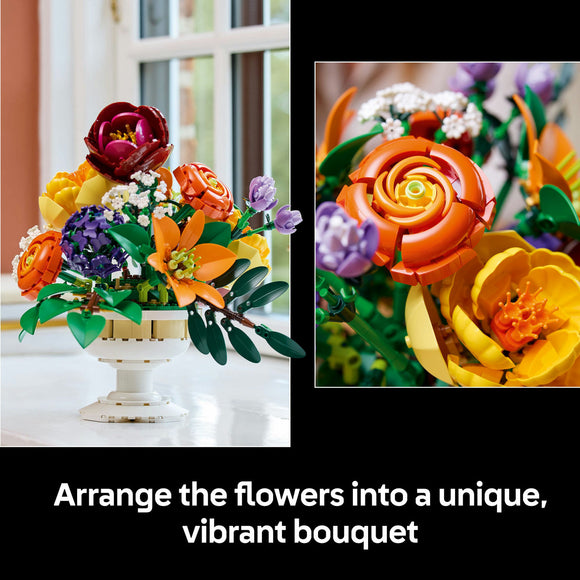 LEGO® ICONS Botanicals Flower Arrangement Floral Home Decor 10345