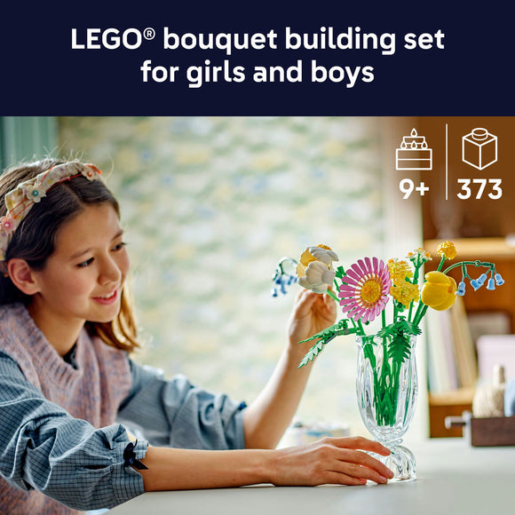LEGO® Botanicals Petite Sunny Bouquet Flower Decor Set for Kids 10347 ...