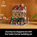 LEGO® ICONS Tudor Corner Model Building Kit for Adults 10350-6