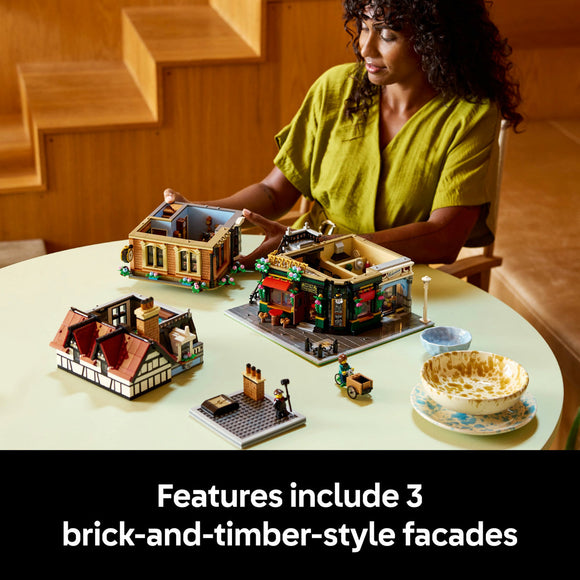 LEGO® ICONS Tudor Corner Model Building Kit for Adults 10350