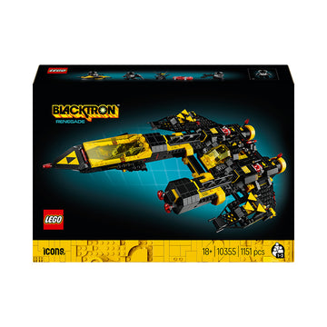 LEGO® Icons Blacktron Renegade Spaceship Model Building Kit 10355