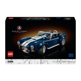 LEGO® ICONS Shelby Cobra 427 S/C Collectible Model Car Kit for Adults 10357