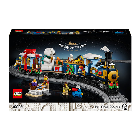 LEGO® ICONS Holiday Express Train Model Building Set for Adults 10361