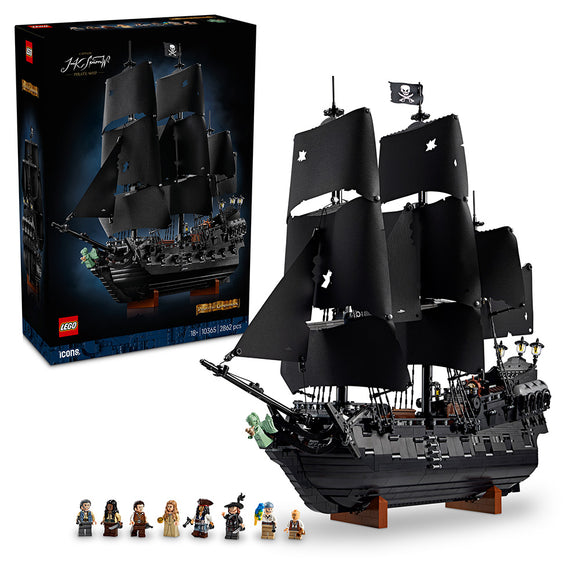 LEGO® ICONS Captain Jack Sparrow’s Pirate Ship, Building Kit for Adults 10365
