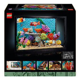 LEGO® ICONS Tropical Aquarium, Fish Tank Decor Building Kit for Adults 10366 - 0