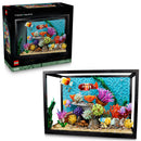 LEGO® ICONS Tropical Aquarium, Fish Tank Decor Building Kit for Adults 10366-10