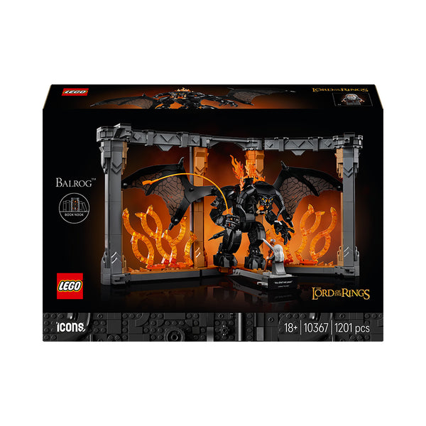 LEGO® Icons The Lord of the Rings: Balrog™ Book Nook Bookshelf