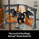 LEGO® Icons The Lord of the Rings: Balrog™ Book Nook Bookshelf Decor Kit 10367