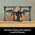 LEGO® Icons The Lord of the Rings: Balrog™ Book Nook Bookshelf Decor Kit 10367