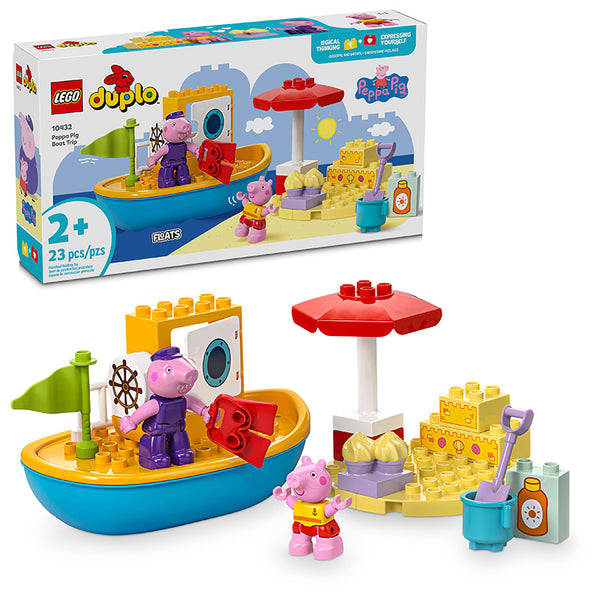 LEGO® DUPLO® Peppa Pig Boat Trip Toy for Toddlers 10432