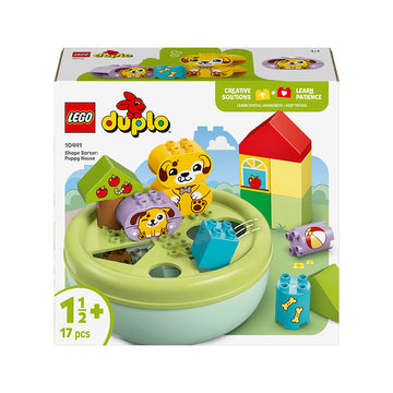 LEGO® DUPLO® My First Shape Sorter: Puppy House Toddler Learning Toy 10441