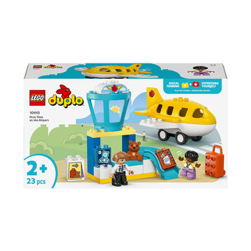 LEGO® DUPLO® Town First Time at the Airport Building Toy for Pretend Play 10443