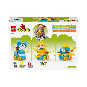 LEGO® DUPLO® Town 3in1 Animals on Wheels Building Toy for Imaginative Play 10448 - 0