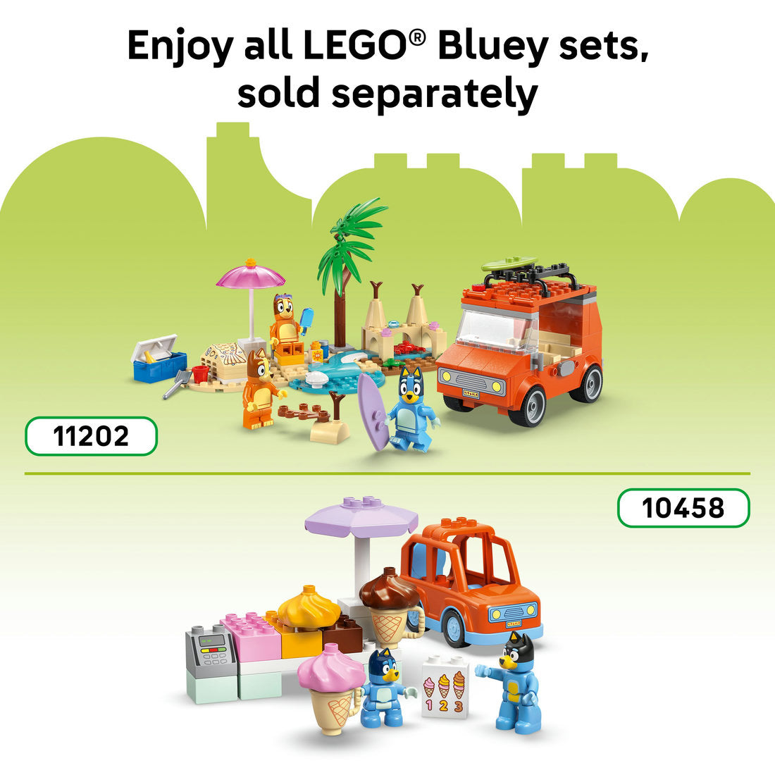 LEGO® DUPLO® Bluey: Bluey’s Family House with Memory Game Interactive Toy 10459