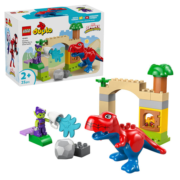 LEGO® DUPLO® │Marvel Dinosaur Spidey-Rex vs. Green Goblin 10463