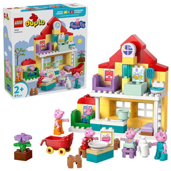 LEGO® DUPLO® Peppa Pig Family House Building Kit 10467