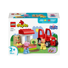 LEGO® DUPLO® Peppa Pig Tractor and Market Building Toy 10468