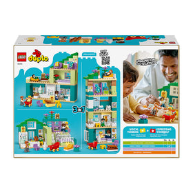 LEGO® DUPLO® Town 3 in 1 Modern Family House with Figures 10470 - 0