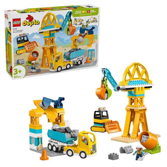 LEGO® DUPLO® Town 3 in 1 Construction Site and Vehicles 10476