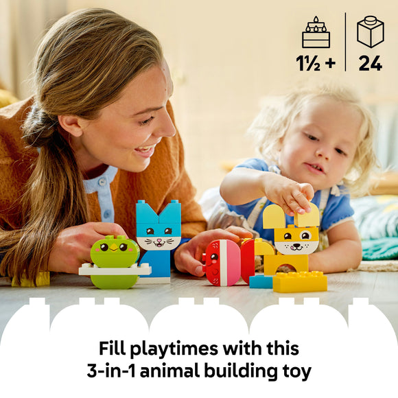 LEGO® DUPLO® My First 3 in 1 Creative Cute Pets Toy 10477