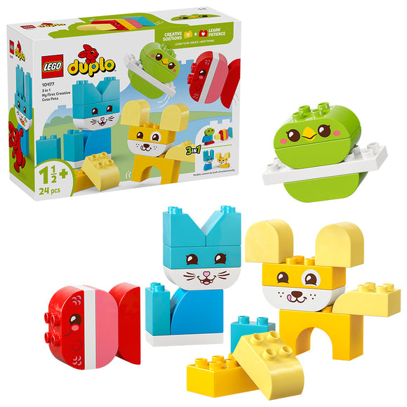 LEGO® DUPLO® My First 3 in 1 Creative Cute Pets Toy 10477