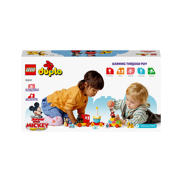 LEGO® DUPLO® ǀ Disney Mickey and Friends - Mickey & Minnie Birthday Train Building Toy 10941