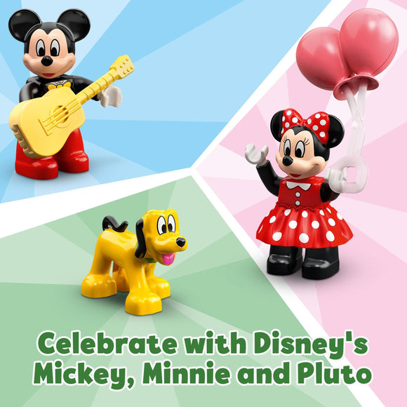 LEGO® DUPLO® ǀ Disney Mickey and Friends - Mickey & Minnie Birthday Train Building Toy 10941