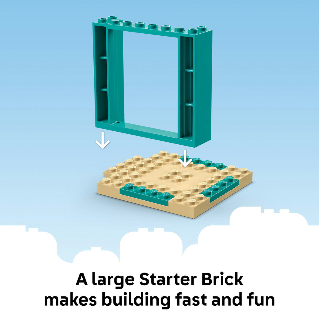 LEGO® Bluey Playground Fun with Bluey and Chloe Preschool Toy Building Kit 11201
