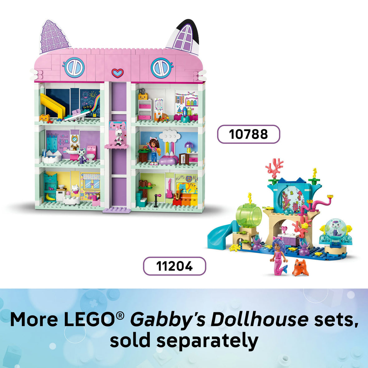 LEGO® Gabby’s Dollhouse Sweet Treat Mountain & Kitty Garden Pretend Play 11205