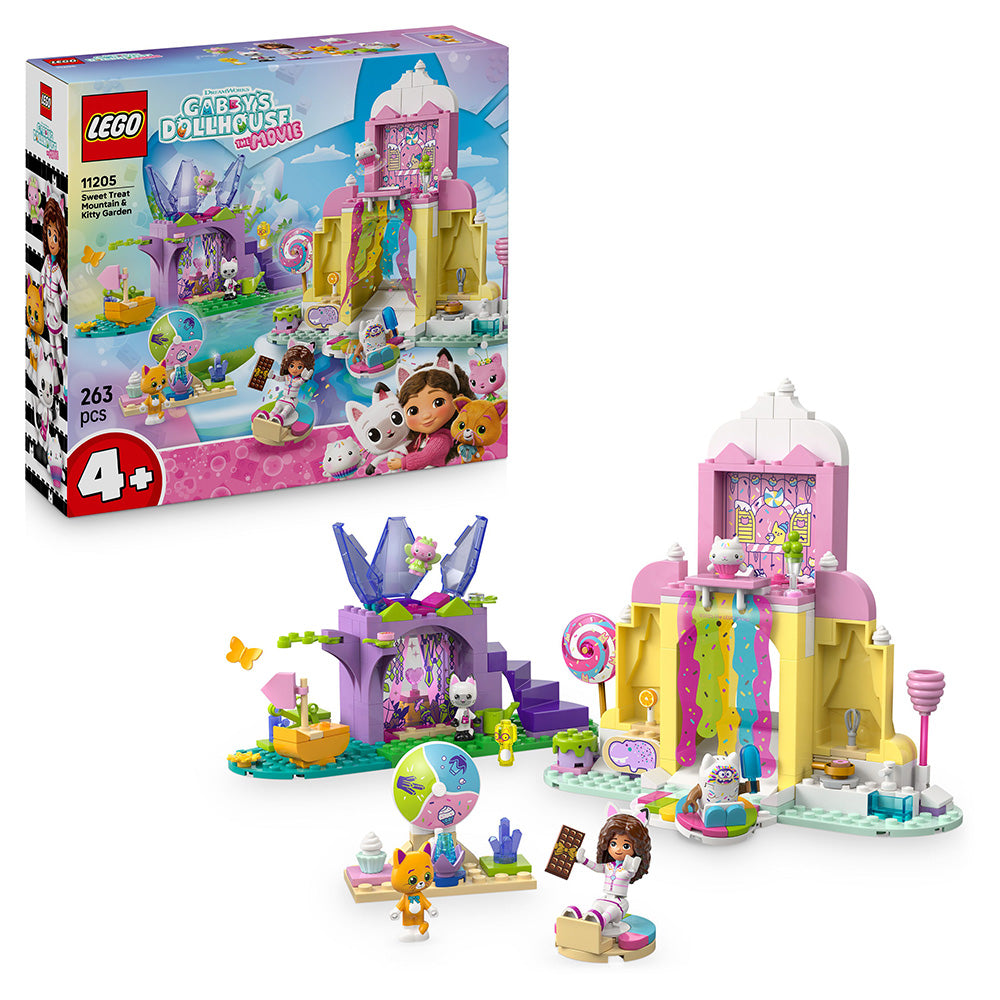 LEGO® Gabby’s Dollhouse Sweet Treat Mountain & Kitty Garden Pretend Play 11205