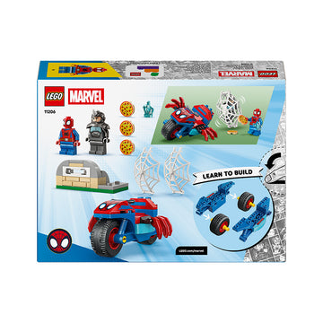 LEGO® ǀ Marvel Spidey And His Amazing Friends Spidey on his Motorcycle vs. Rhino 11206 - 0