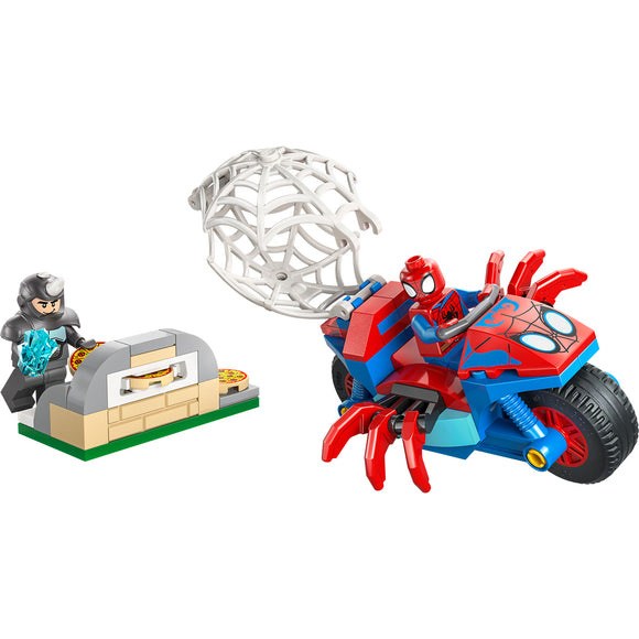LEGO® ǀ Marvel Spidey And His Amazing Friends Spidey on his Motorcycle vs. Rhino 11206
