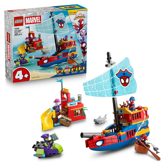 LEGO® Marvel Spidey And His Amazing Friends Team Spidey Pirate Ship 11208