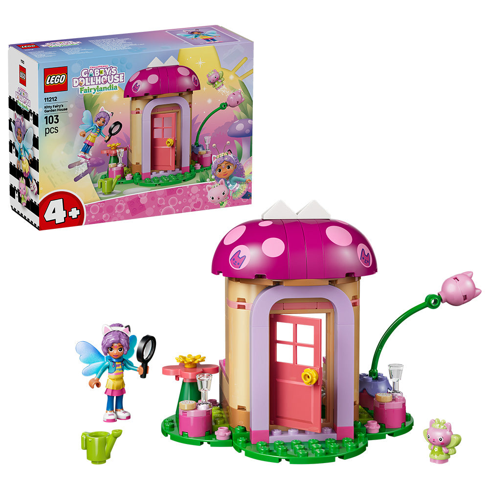 LEGO® Gabby’s Dollhouse Kitty Fairy’s Garden House Toy 11212